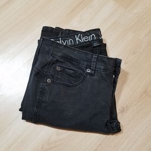 Calvin Klein Black Curvy Skinny Jeans